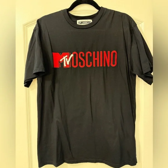 H&M X MOSCHINO Black Shirt - Picture 2 of 3